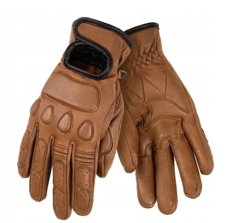 Echipamente Strada - Manusi din piele SM Racewear Cafe Racer Brown
