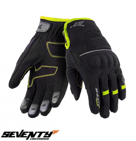 Echipamente Strada - Manusi femei Touring iarna Seventy model SD-C45 negru/galben – WinterTex