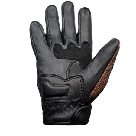 Manusi din piele SM Racewear Scrambler Brown [2]