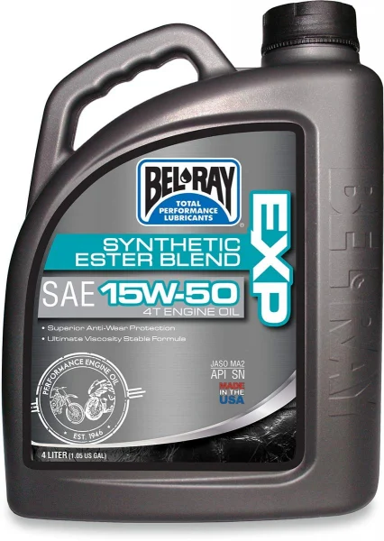 Ulei motor - Ulei de motor BEL-RAY EXP SYNTHETIC ESTER BLEND 4T 15W-50 4 L