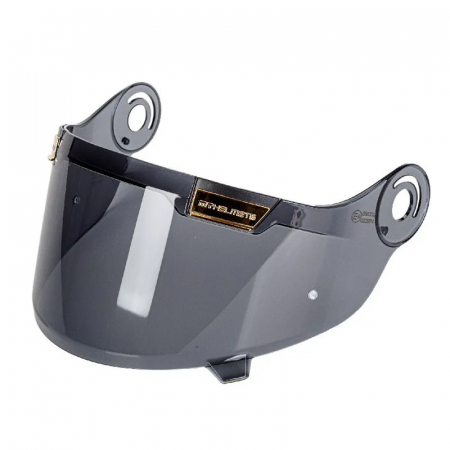Casti moto - Viziera neagra casca integrala MT Jarama – ornament ventilatie auriu – tip viziera: MT-V-32