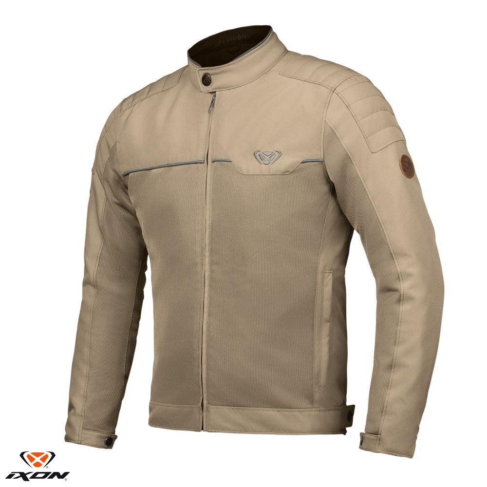 Geaca (jacheta) motociclete barbati Urban Heritage Ixon vara model Cornet WP MS L, Crem