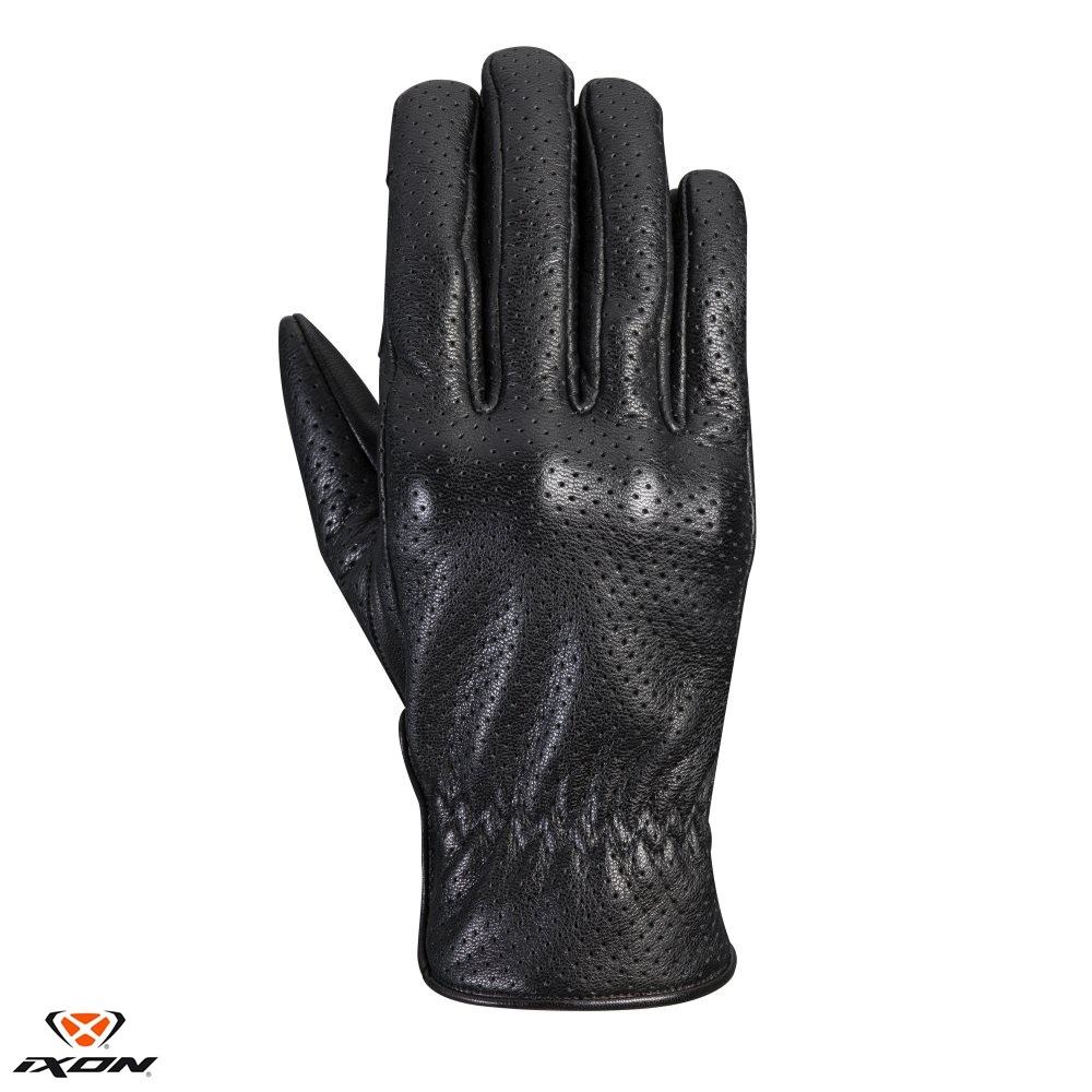 Manusi barbati Urban heritage vara piele Ixon model RS Nizo Air MS - degete tactile L, Negru