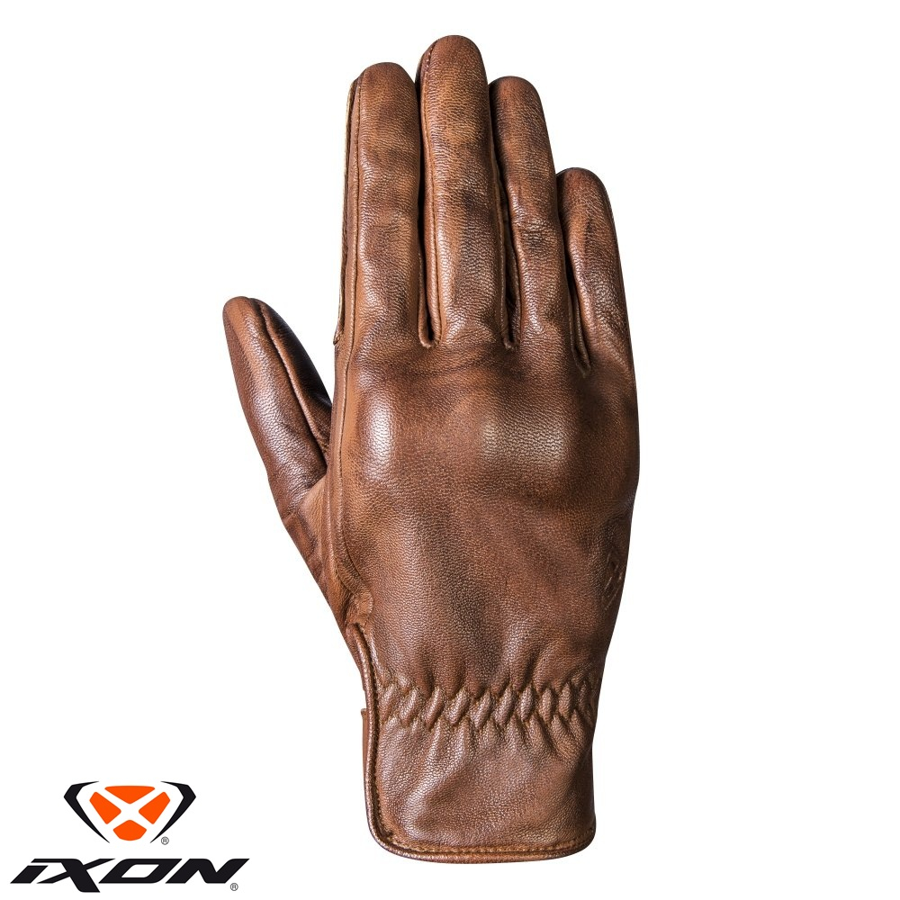 Manusi femei Urban heritage vara piele Ixon model RS Nizo LS - degete tactile XS, Maro vintage