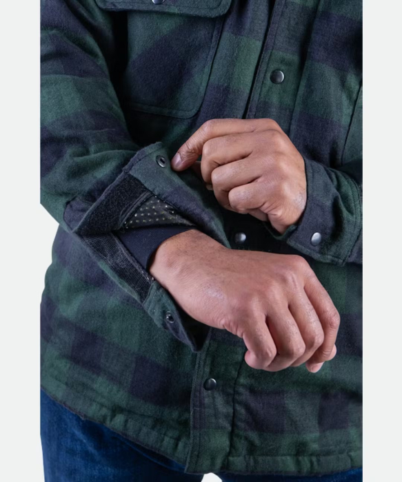 Camasa moto Course Thunder - Aramida integral, protectii CE umeri/coate/coloana, inchidere fermoar + capse [6]