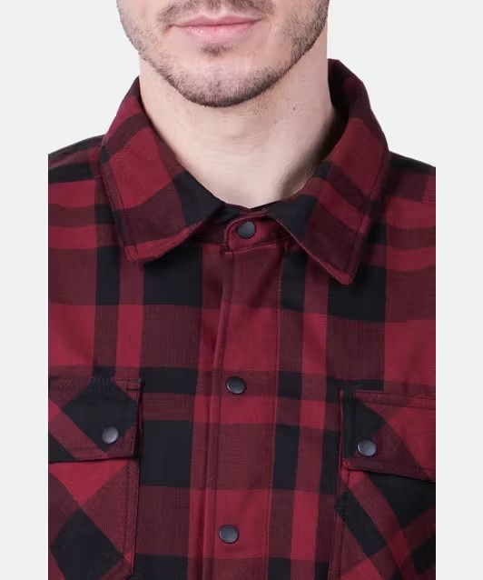 Camasa moto Raven Subotica - Aramida integral, protectii CE umeri/coate, inchidere fermoar + capse [7]