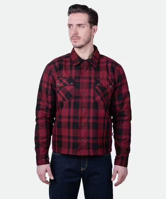 Camasa moto Raven Subotica - Aramida integral, protectii CE umeri/coate, inchidere fermoar + capse [2]