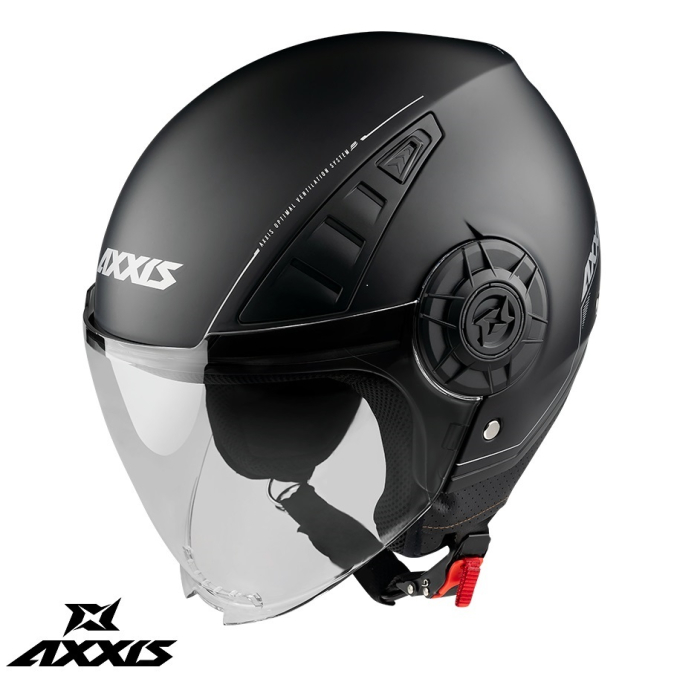 Casca moto Axxis Metro S A1 negru mat [1]