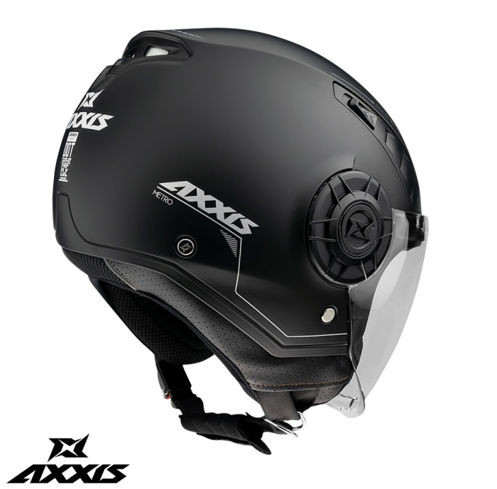Casca moto Axxis Metro S A1 negru mat [3]