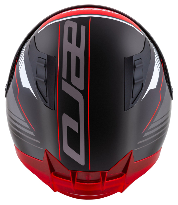 Casca Cassida Integrala Aero Drome Negru-Rosu-Alb Omologare ECE 22.06. [10]