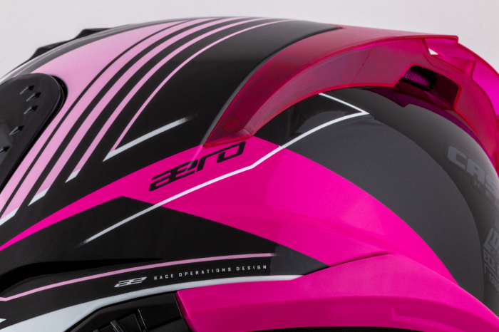 Casca Cassida Integrala Aero Drome Negru-Roz-Alb Omologare ECE 22.06. [13]