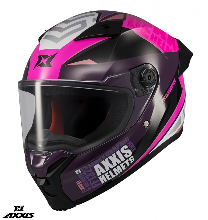 Casca integrala Axxis Fenix Essence C8 roz mat [1]