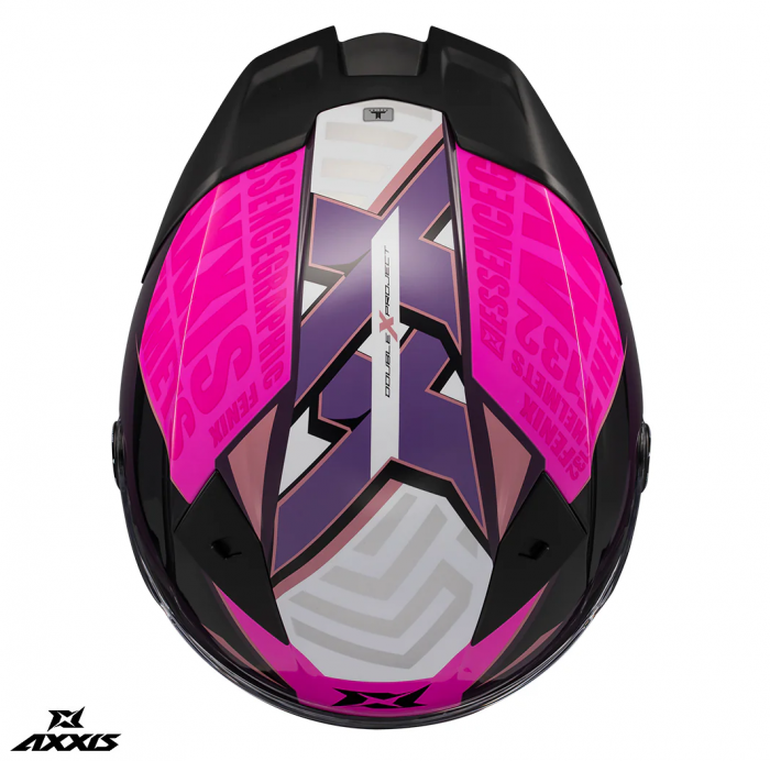 Casca integrala Axxis Fenix Essence C8 roz mat [6]