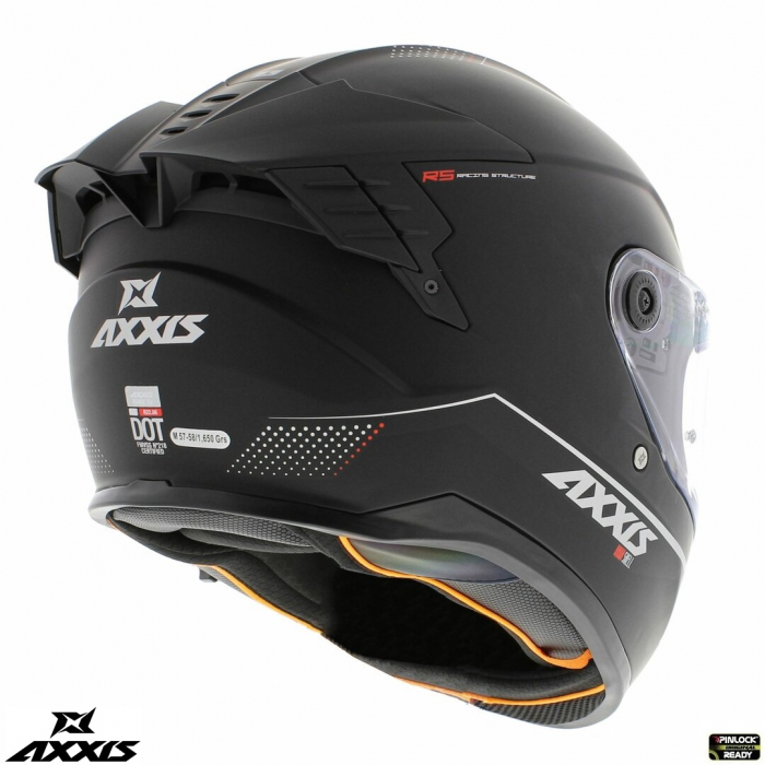 Casca integrala Axxis Hawk SV A1 negru mat (ochelari soare integrati) [3]