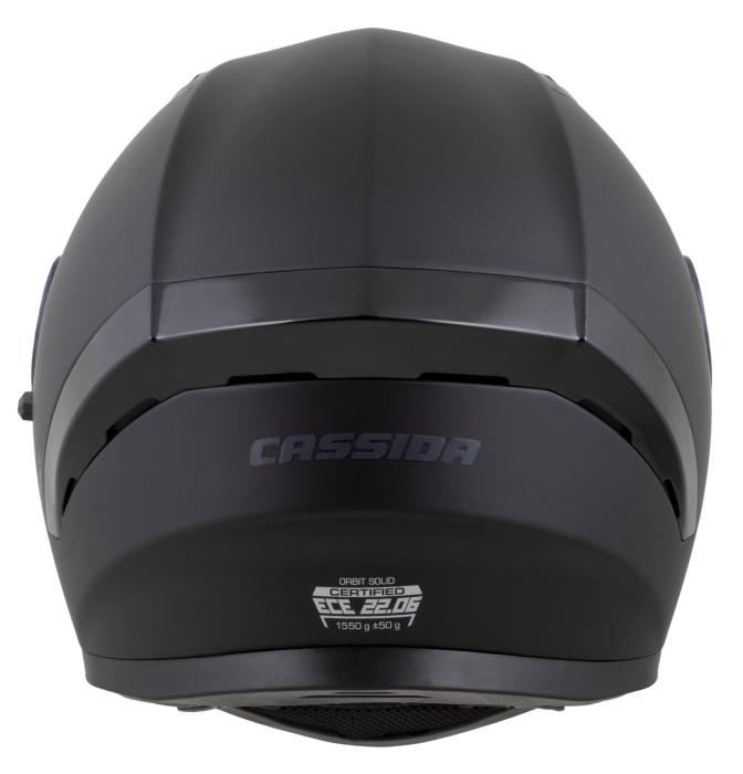 Casca Integrala Cassida Orbit Solid - Negru Mat-Gri Omologare ECE 22.06. [5]