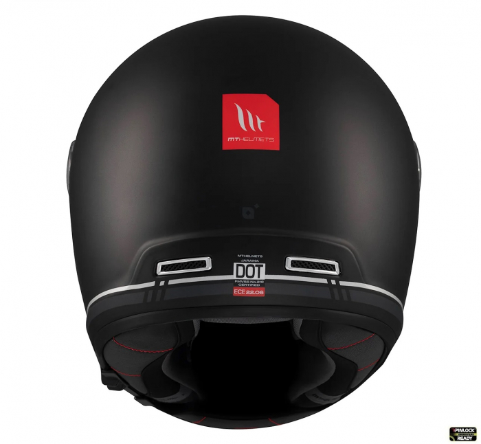 Casca integrala MT Jarama SV B2 negru mat – model Retro – Cafe Racer (ochelari soare integrati) [2]