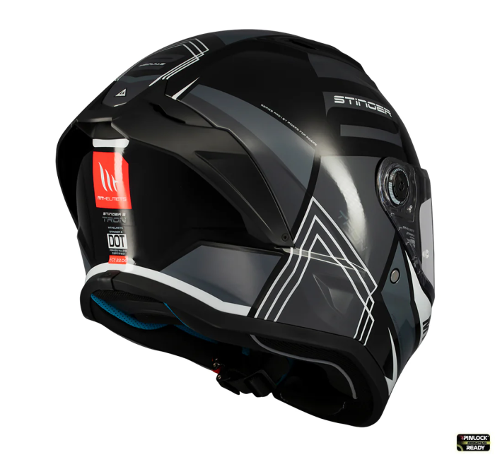Cască moto integrală MT Stinger 2 – HIRP, vizieră MT-V-28B, MT-QVSS, ECE 22.06 [4]
