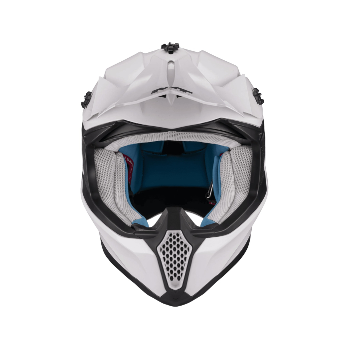 Casca enduro cross MT Falcon S Pure A0 alb lucios [3]