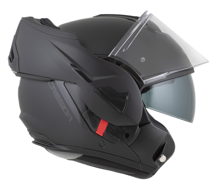 Casca moto Flip-Back, Cassida BlackOut Multiflip Solid cu Ochelari Soare Integrati [20]