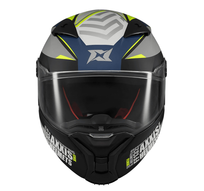 Casca integrala Axxis Fenix Essence C2 gri/albastru mat [3]