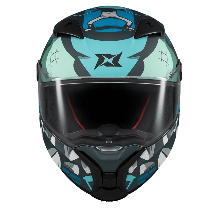 Casca integrala Axxis Fenix Angry Face C7 albastru mat [3]