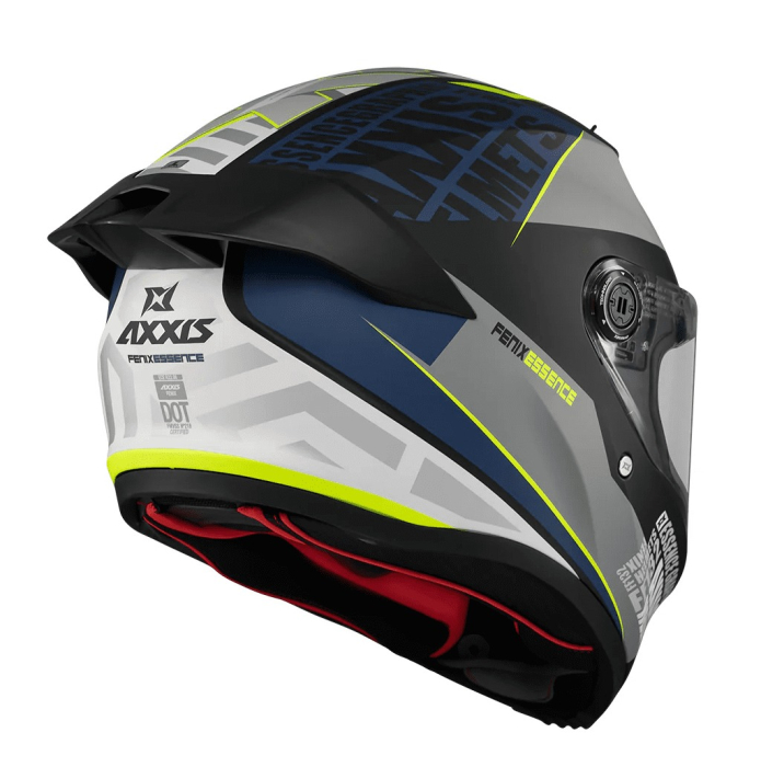 Casca integrala Axxis Fenix Essence C2 gri/albastru mat [4]