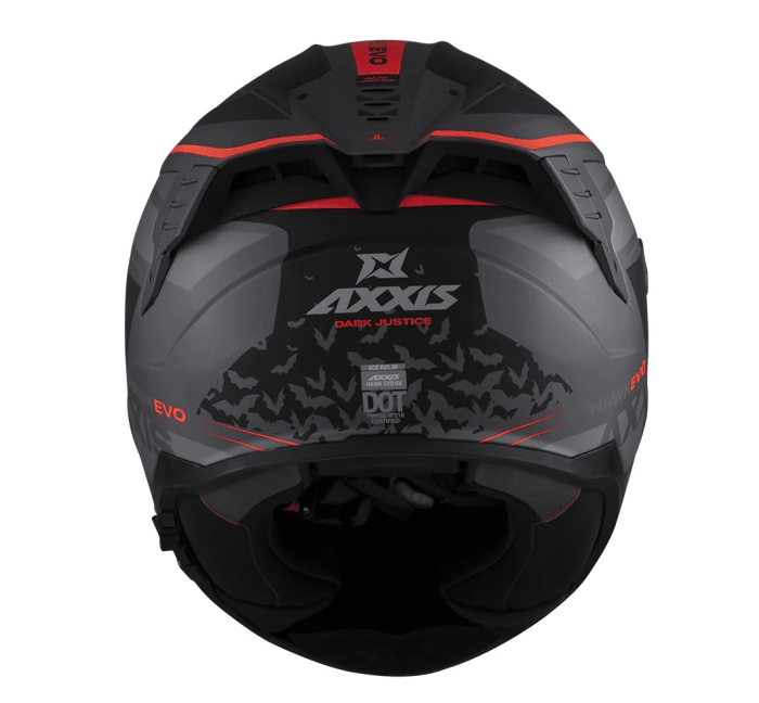 Casca integrala Axxis Hawk EVO SV Dark Justice C1 gri mat [4]