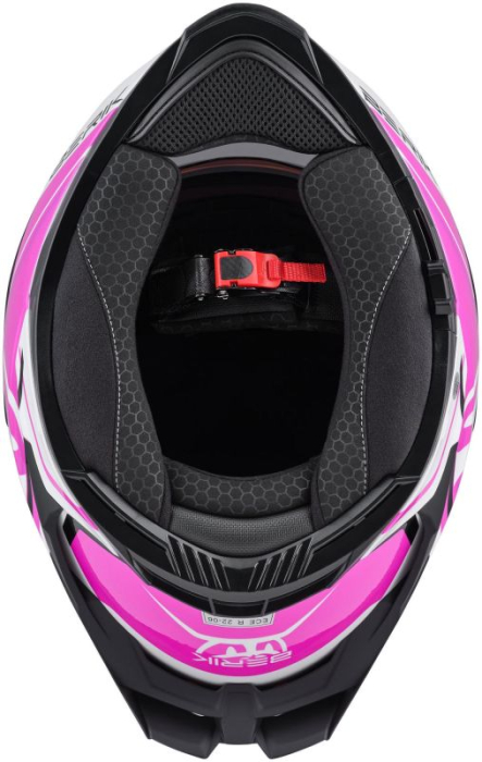 Casca moto integrala Berik FF871 Mapuro alb negru mov ECE 22.06 [7]