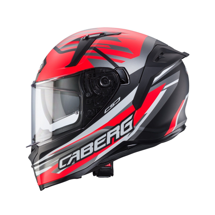 Casca integrala Caberg Avalon X SV Kira L7 negru/gri/roșu fluor mat [2]