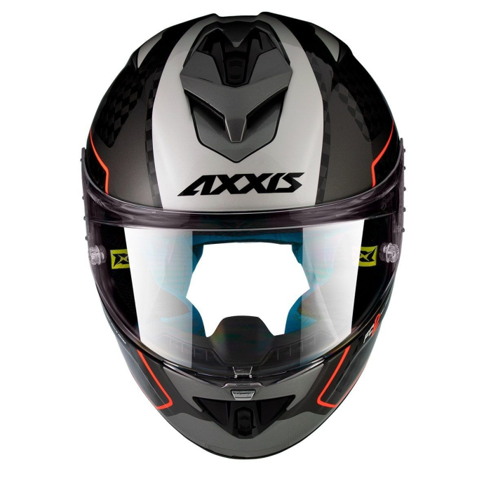Casca integrala Axxis Cobra Rage A2 gri lucios carbon [2]