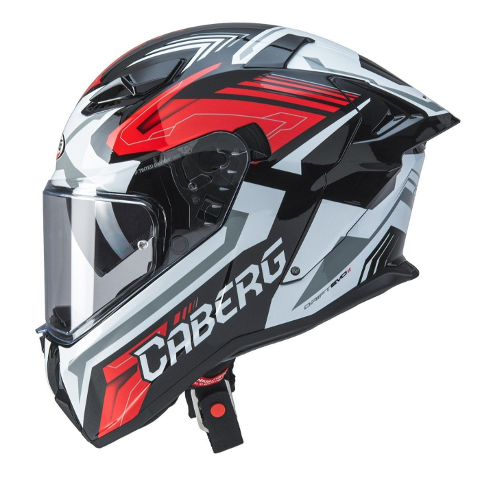 Casca integrala Caberg Drift Evo II SV Jarama G0 negru/alb/roșu lucios [2]