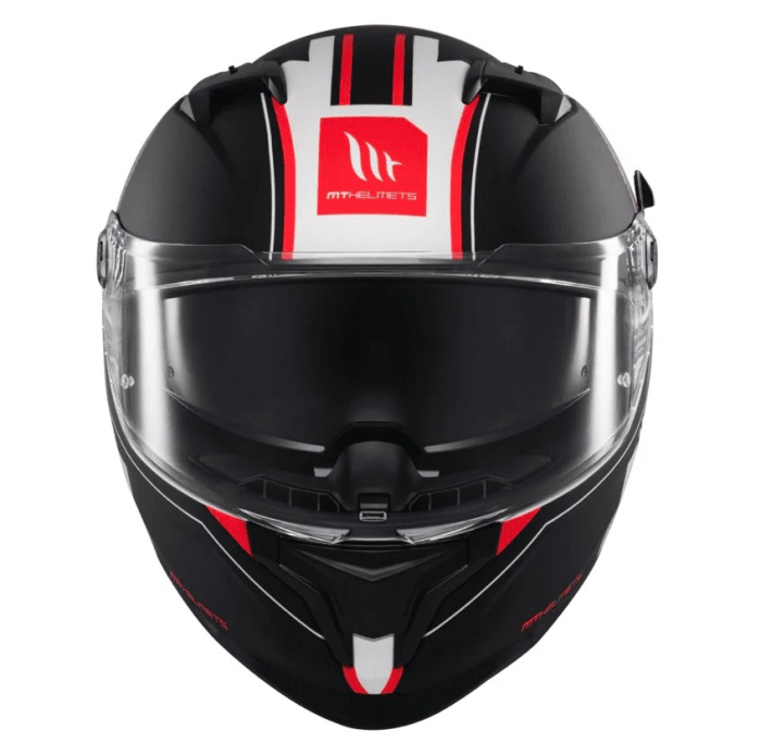 Casca integrala MT Braker SV Charm A1 alb/negru mat [4]
