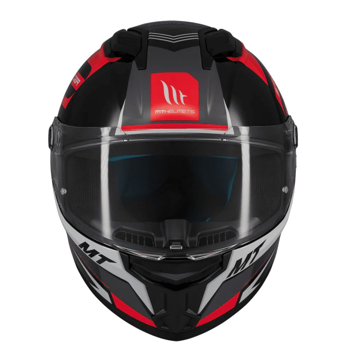 Casca integrala MT Stinger 2 Tron B15 negru/rosu lucios [3]