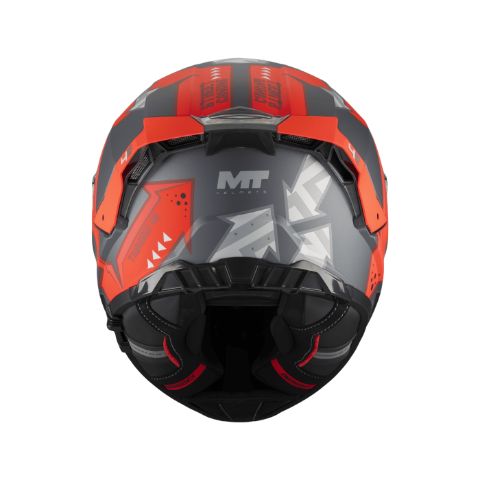 Casca integrala MT Thunder 4 R SV Canvas C5 roșu mat [2]