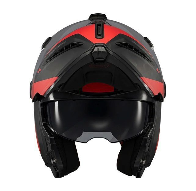 Casca modulabila Axxis GhostFighter SV Maniac B5 negru/roșu mat [3]