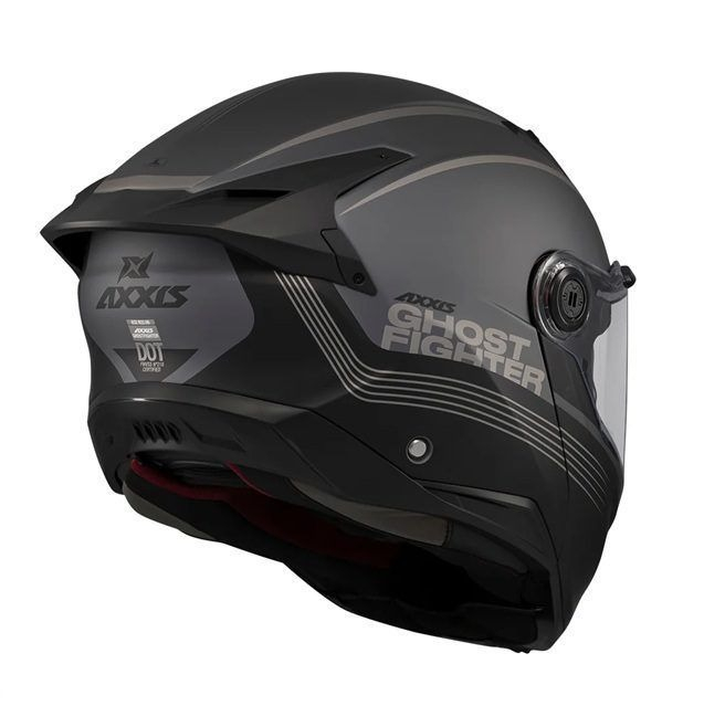 Casca modulabila Axxis GhostFighter SV Bitone C12 gri mat [4]