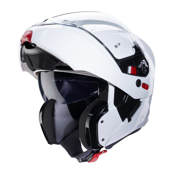 Casca modulabila Caberg Horus X alb metalic lucios [2]