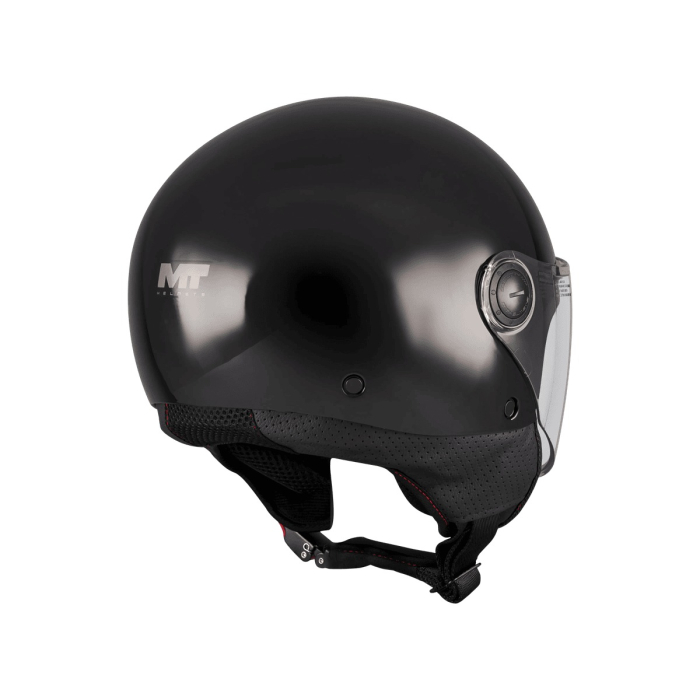 Casca open face MT Street S Pure A1 negru lucios [4]