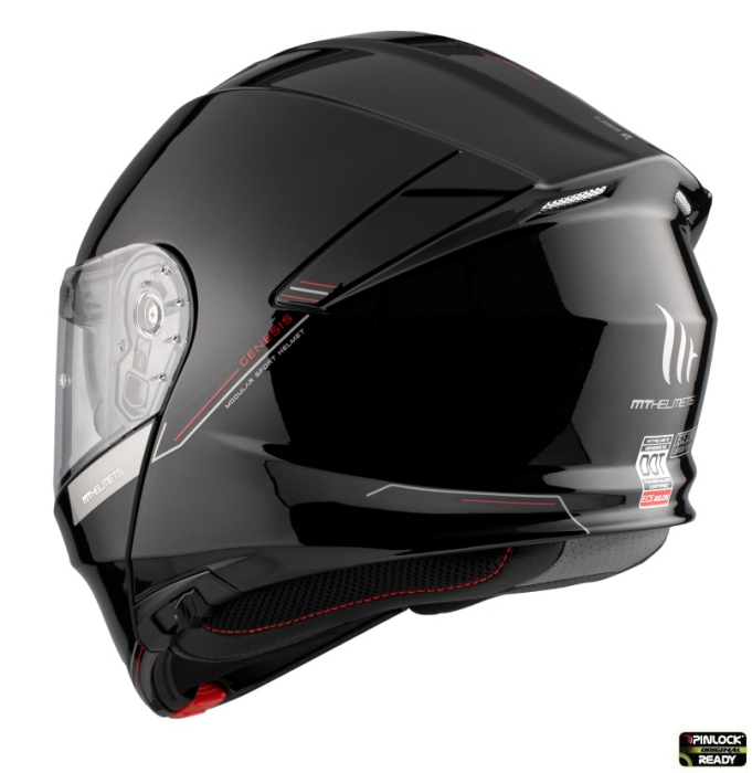 Casca modulara ABS cu viziera Pinlock Ready negru [8]