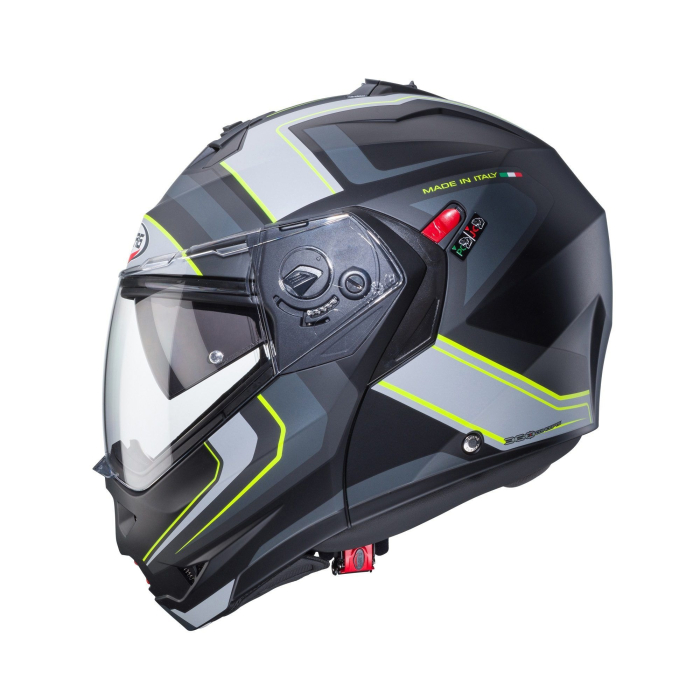 Casca modulabila Caberg Duke X SV Tour I5 negru/galben fluor/antracit mat [3]