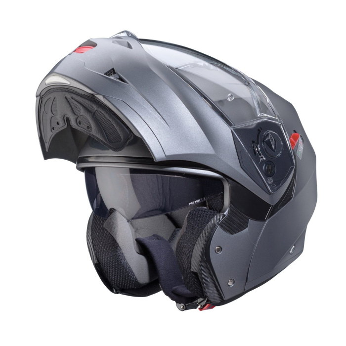 Casca modulabila Caberg Duke X SV gun metal (titanium) mat [2]