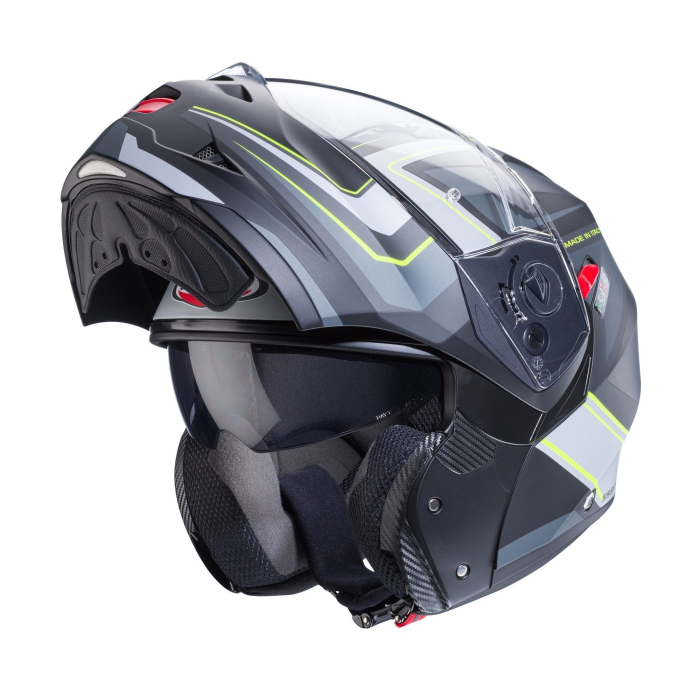 Casca modulabila Caberg Duke X SV Tour I5 negru/galben fluor/antracit mat [2]