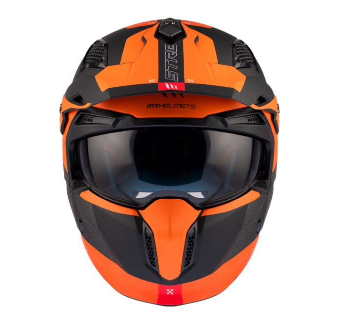 Casca MT Streetfighter SV S Totem portocaliu [10]