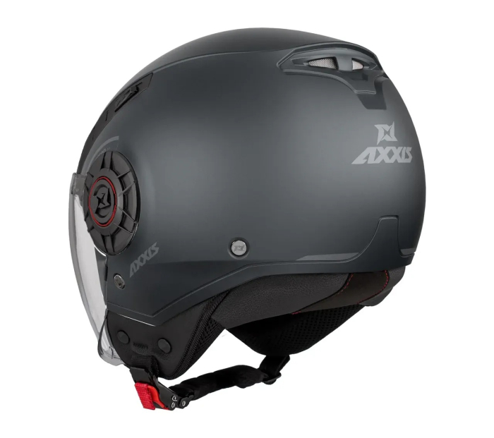 Casca open face Axxis Metro S A2 titanium mat [2]