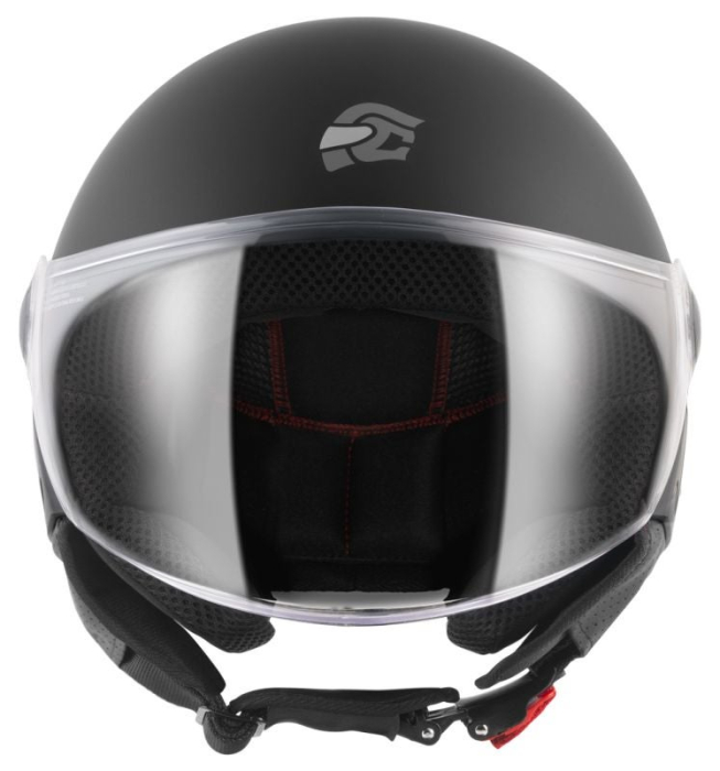 Casca moto open face FC-Moto Square-RS negru mat gri [3]
