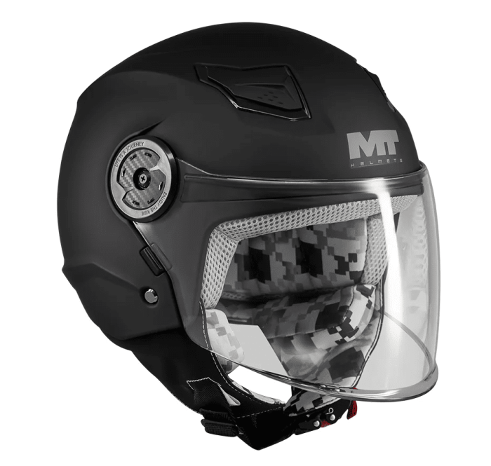 Casca moto copii MT Lite Kids negru mat [3]