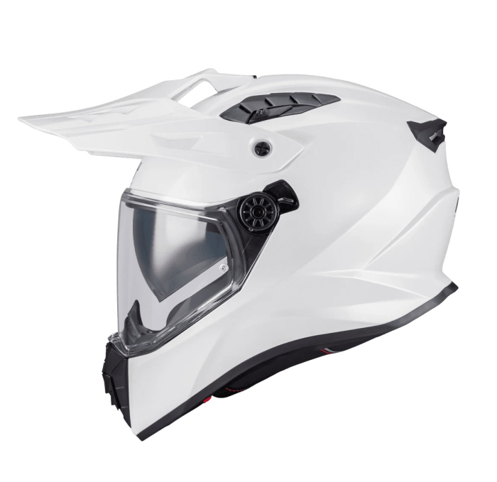Casca adventure MT Track SV Pure A0 alb lucios [2]