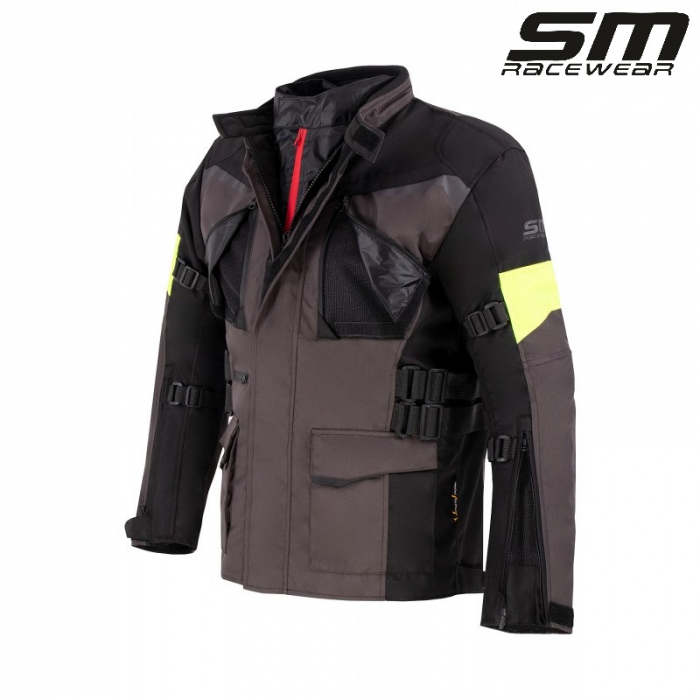 Geaca Highland II Negru sau Gri&Neon [2]