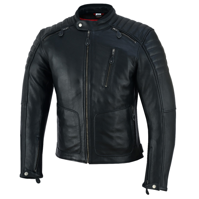 Geacă moto piele SM Racewear Presto – protecții CE, ventilație, căptușeală detașabilă [4]