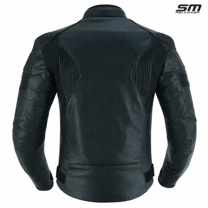 Geacă moto piele SM Racewear Blade – protecții CE, piele bovină, căptușeală detașabilă [2]